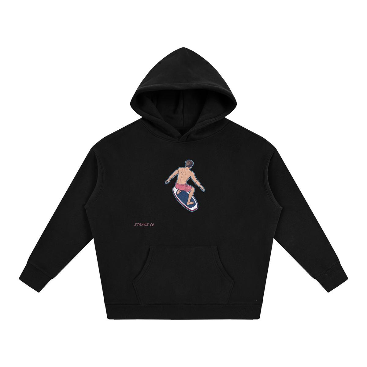 Red Wake Hoodie