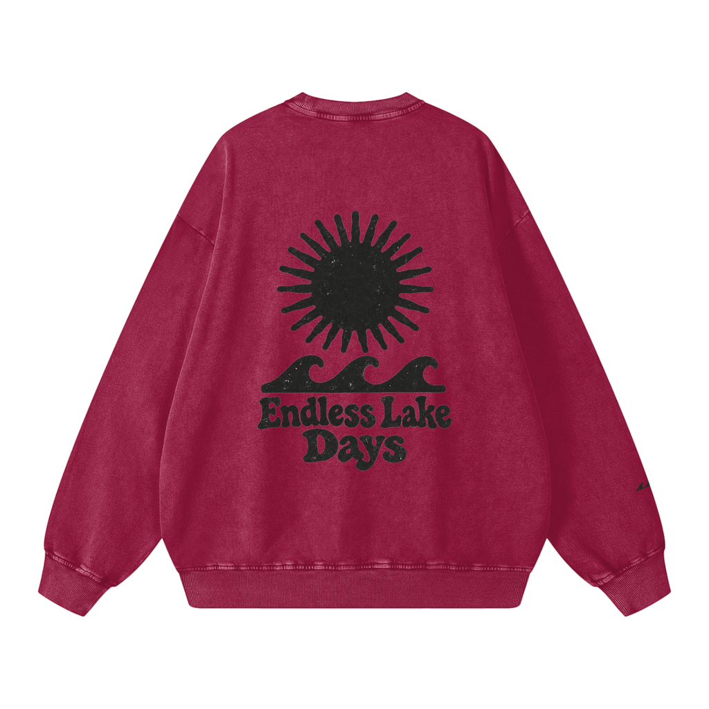 Endless Lake Days Oversized Crewneck