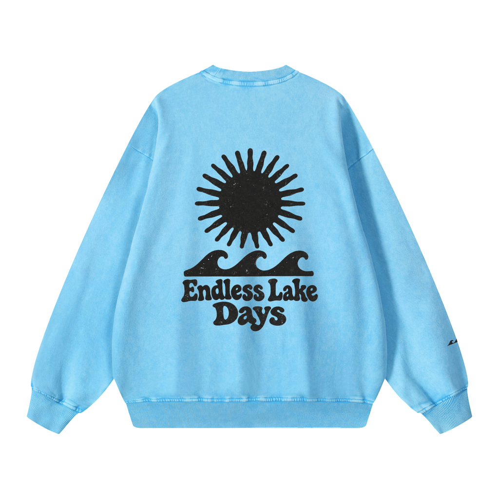 Endless Lake Days Oversized Crewneck